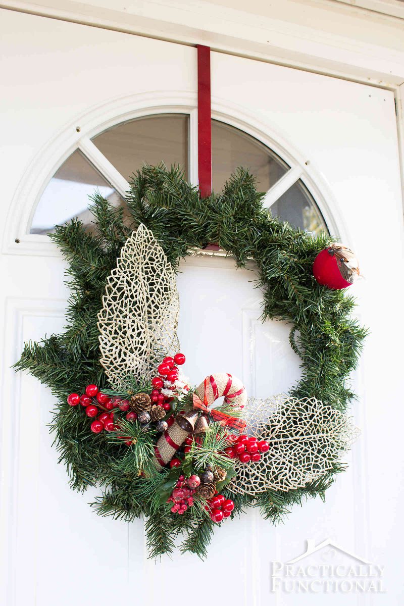 How To Make A Simple Wreath - Step By Step In Under Ten Minutes