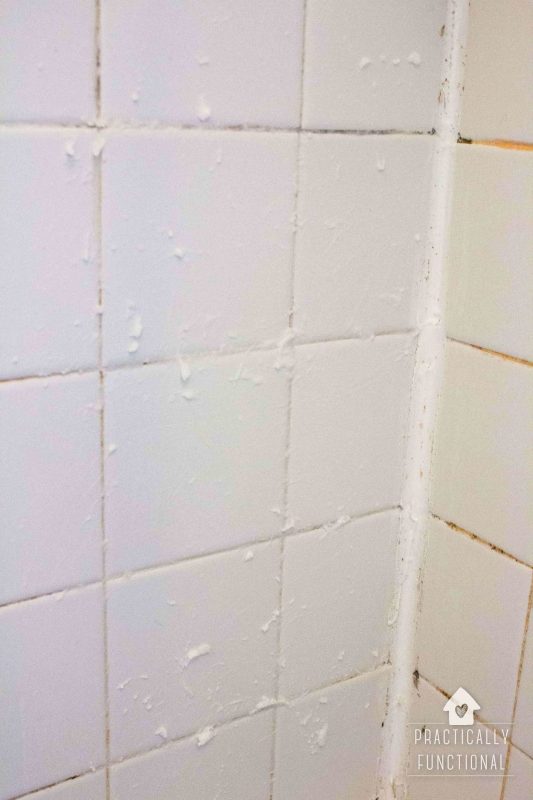 clean grout with this homemade grout cleaner with bleach and baking soda