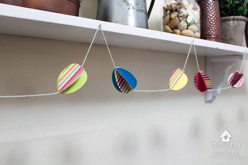 Practically Functional: Paper Easter Egg Garland