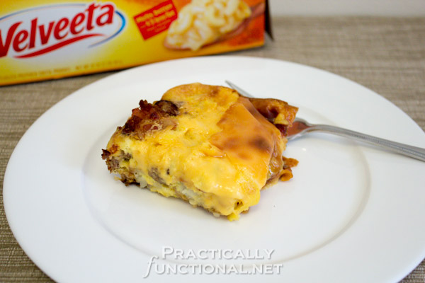 Meat Lover's Cheesy Potato Breakfast Casserole!