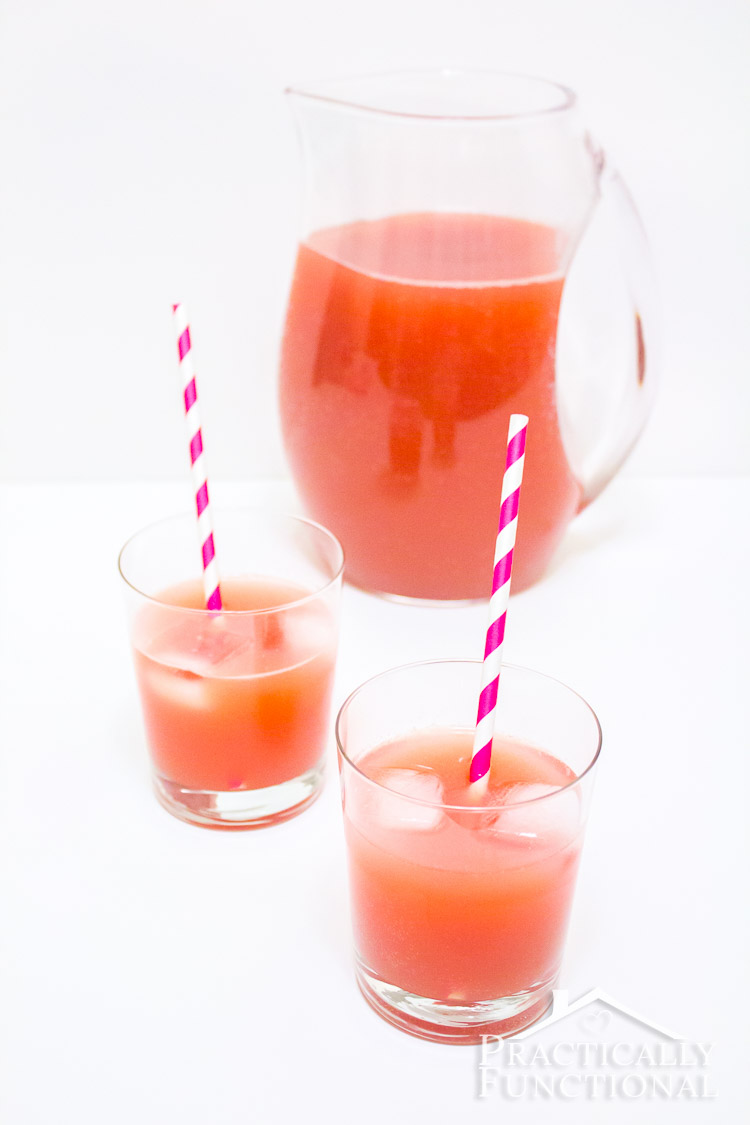 Make this classic Valentine's Day punch in under five minutes! Three variations to try!