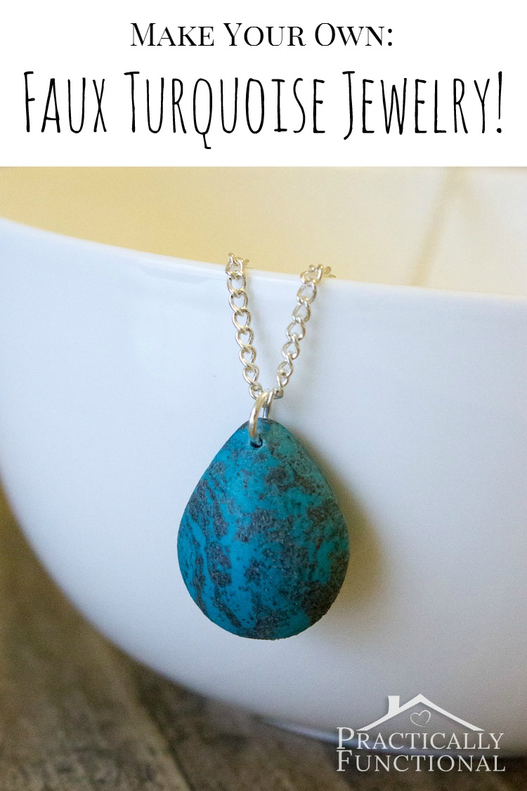 Polymer Clay Earrings Oversized Turquoise Oval