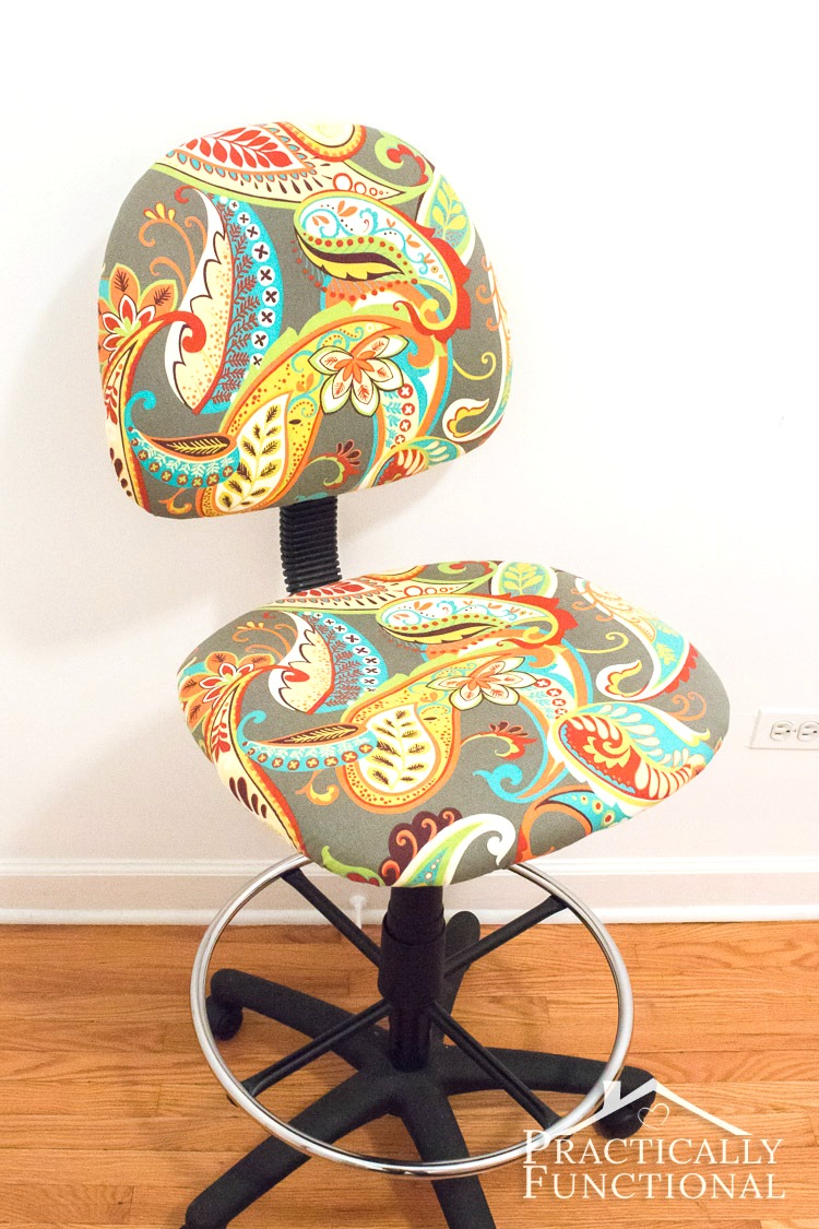 How To Reupholster An Office Chair Practically Functional