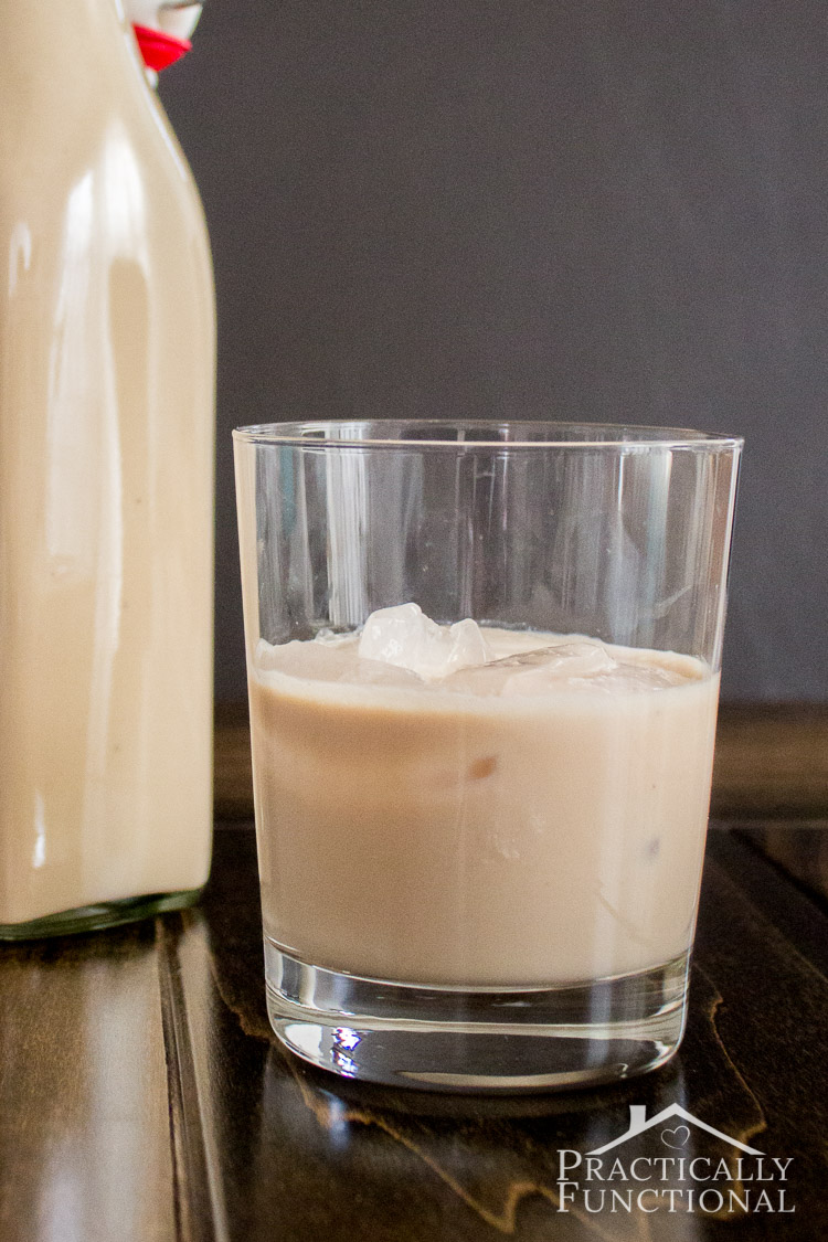Make your own homemade Irish cream liqueur! Way less expensive than store bought, and just as delicious!