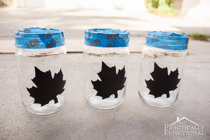 DIY Silhouette Candle Jars-2
