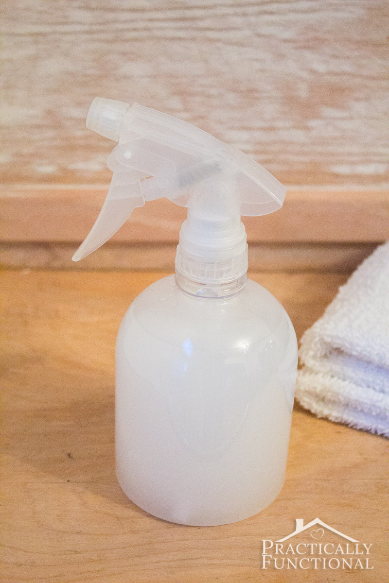 Make your own homemade linen spray in any scent! Perfect for freshening up a musty room!
