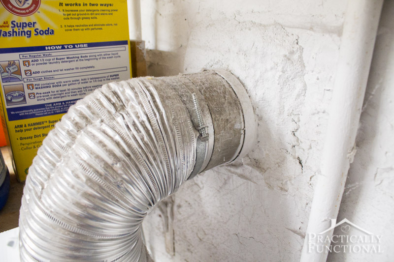 How to clean a dryer vent 4
