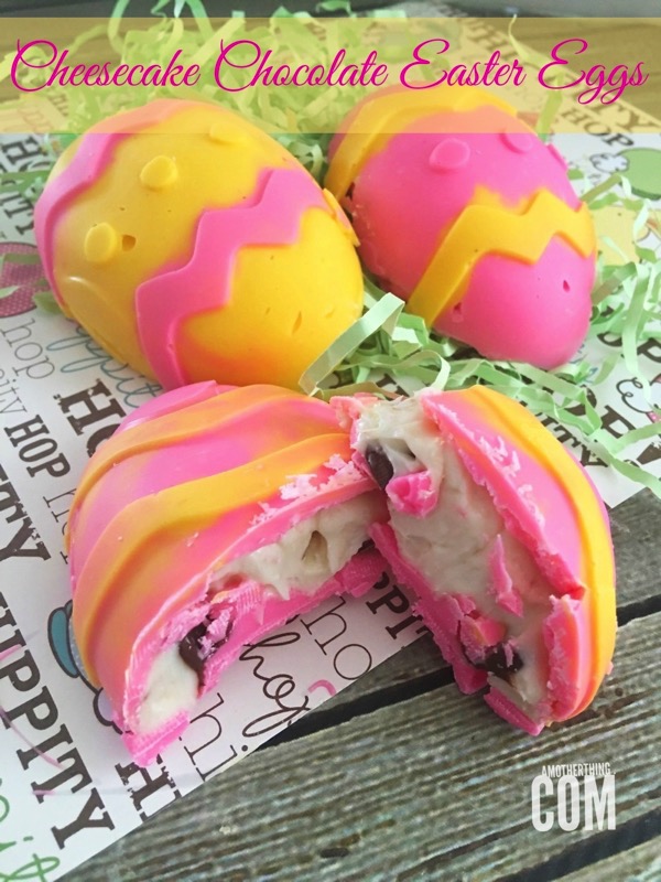 Cheesecake stuffed chocolate easter eggs - and 15 other yummy Easter desserts!