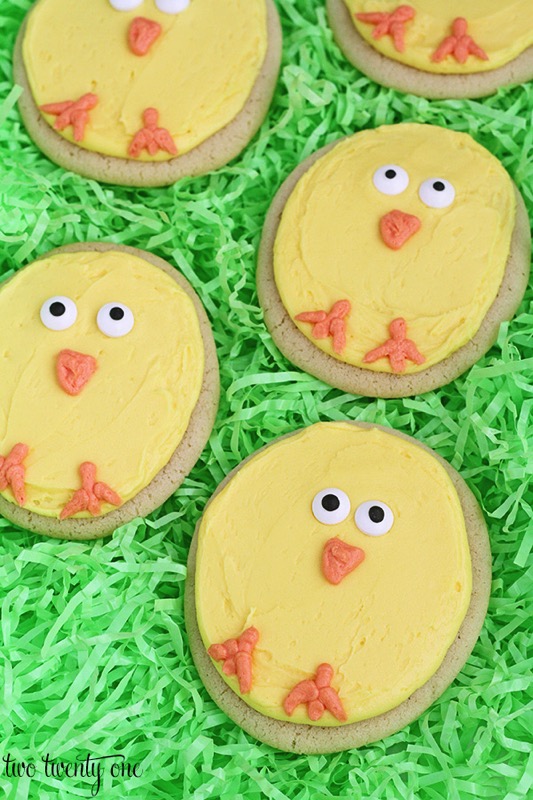 Chick cookies - and 15 other yummy Easter desserts!