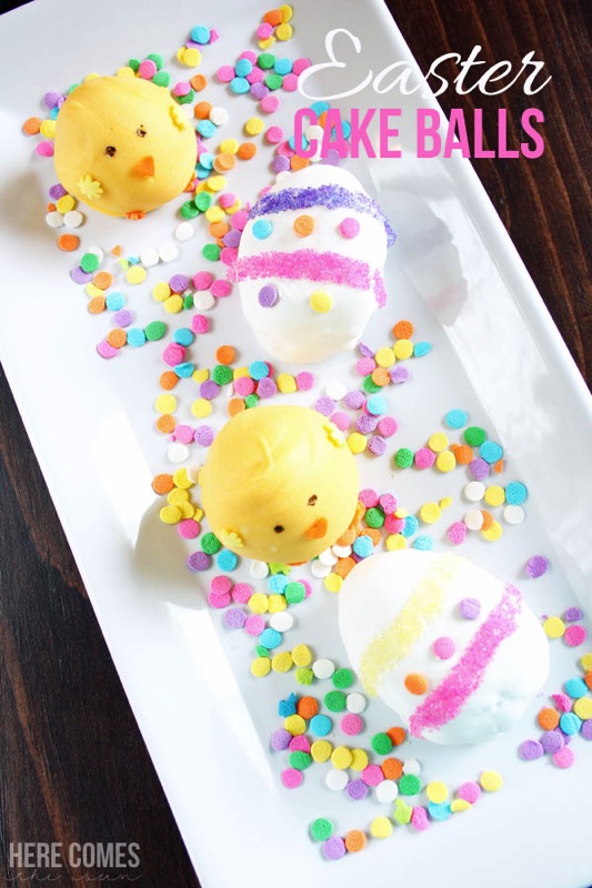 Easter cake balls - and 15 other yummy Easter desserts!