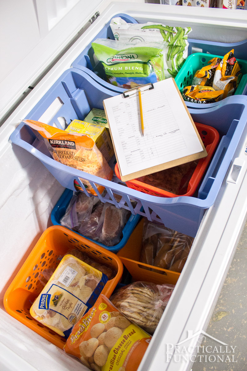 Simple Chest Freezer Inventory System Easy To Set Up And Maintain 