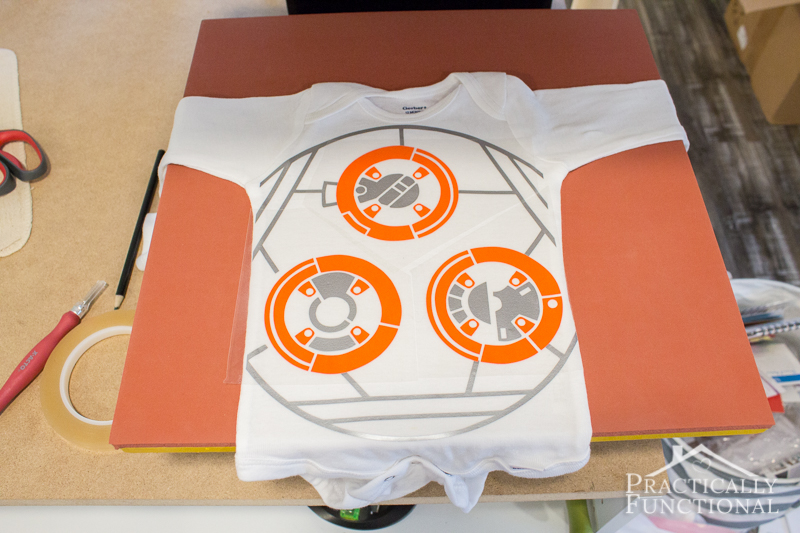 DIY BB8 Costume For Baby 2