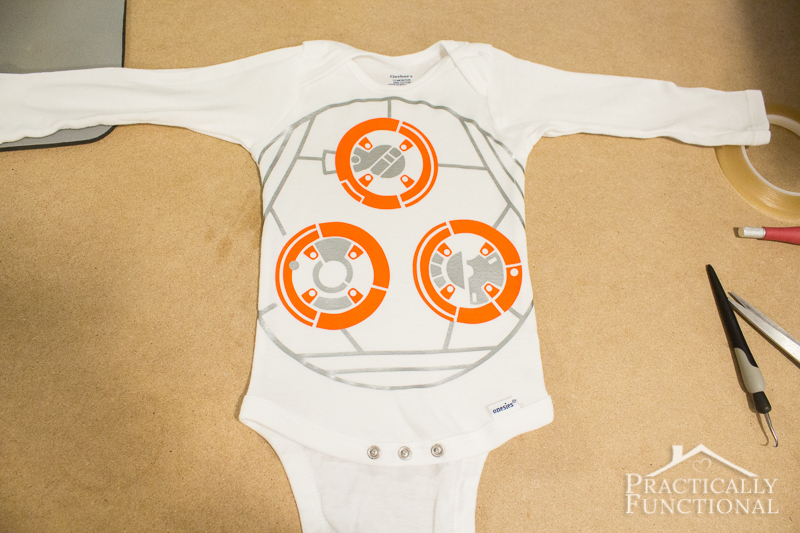 DIY BB8 Costume For Baby 3