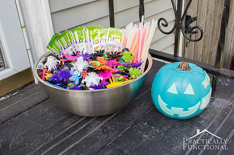 Join the Teal Pumpkin Project and offer non-food items to trick or treaters in addition to candy! Keep Halloween fun and safe for all kids!