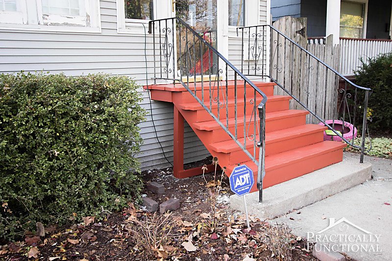 Project Curb Appeal: Painting The Front Steps