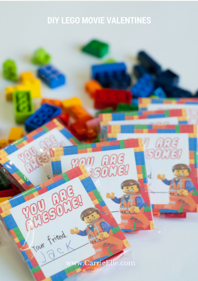 DIY LEGO MOVIE VALENTINES WITH FREE PRINTABLE - and 9 other cute printable valentines!