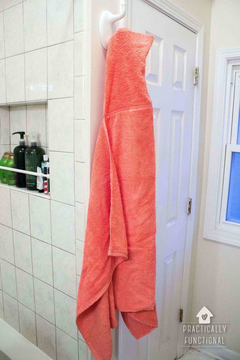 super easy diy hooded towel tutorial
