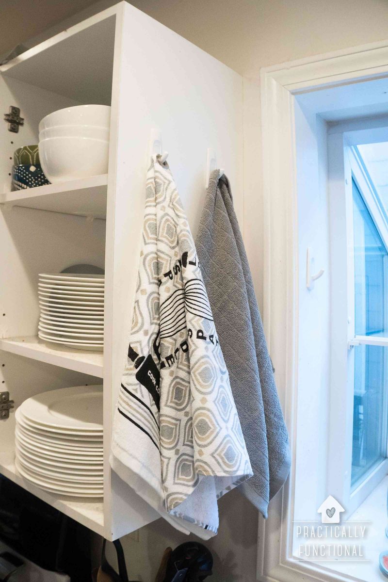 How to make hanging kitchen towels