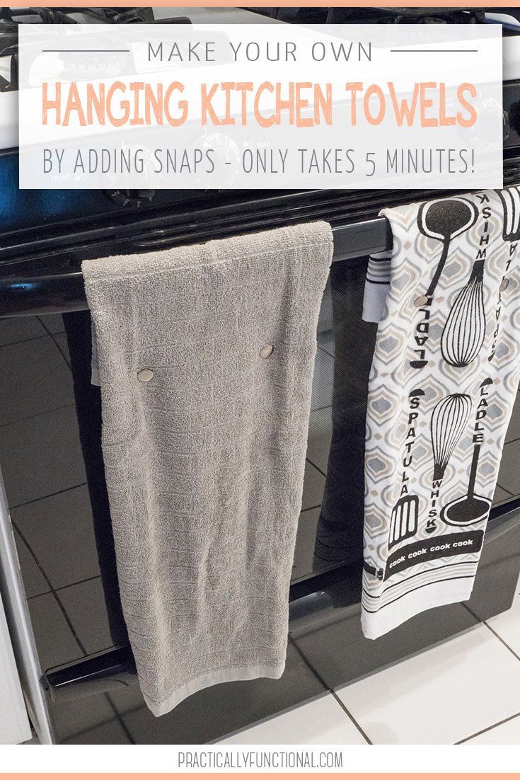 How to make hanging kitchen towels