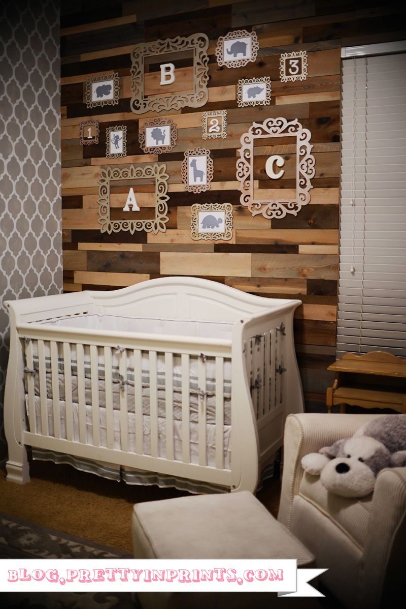 rustic woodland inspired nursery