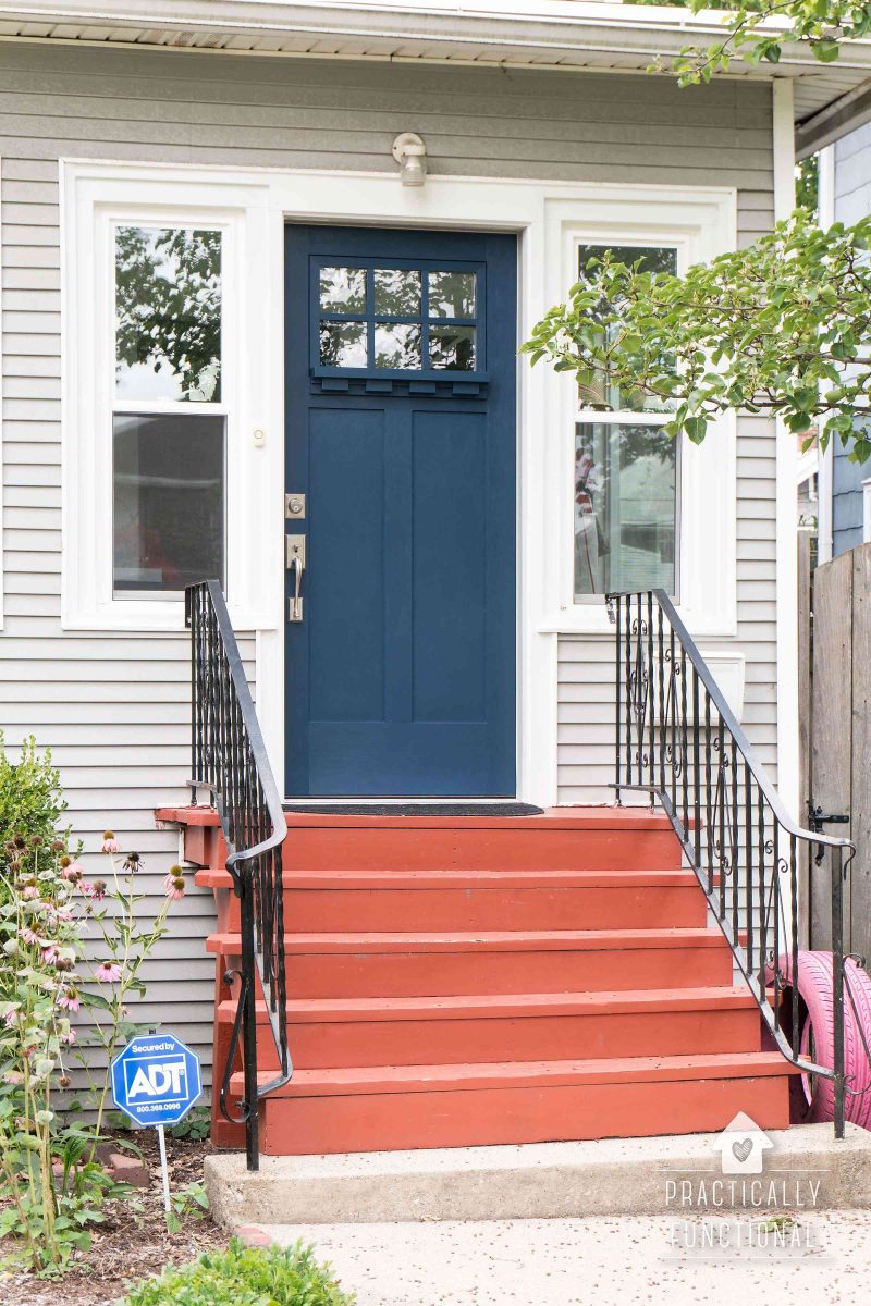paint your front door the easy way