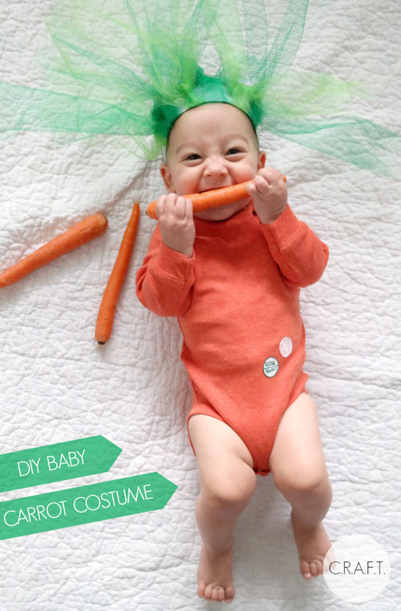 diy baby carrot costume